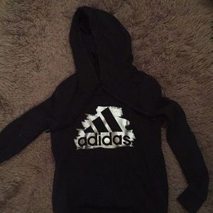 Women’s Adidas Black Drawstring Hoodie